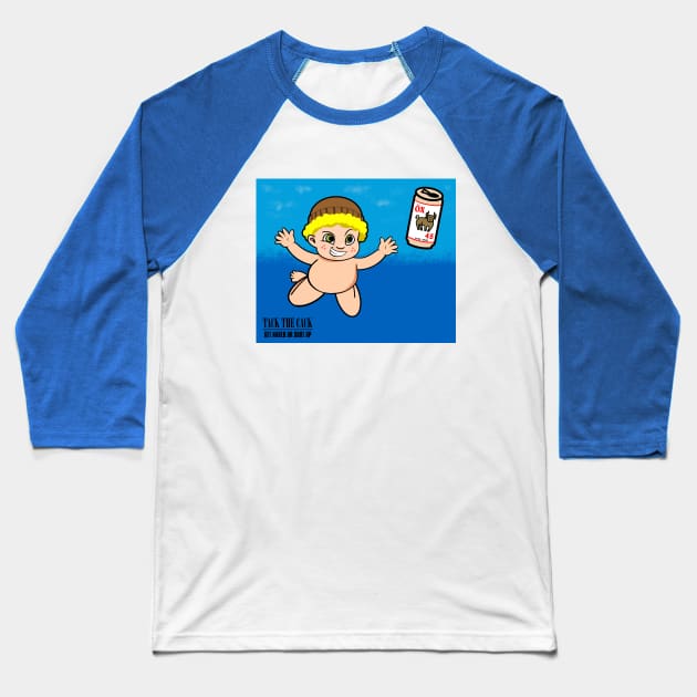 Tack the Cack Swim Baseball T-Shirt by mondoman